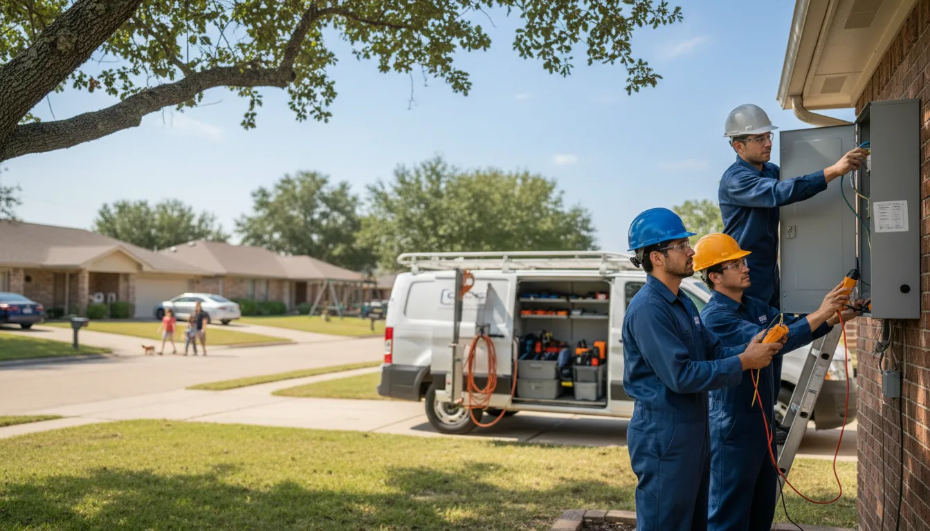 Certified electrician providing emergency electrical services in Conway Springs, KS